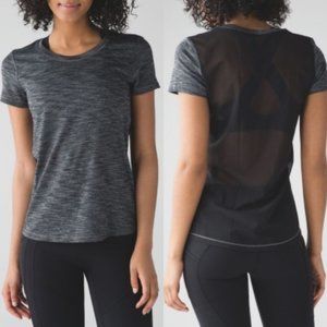 Lululemon Beat the Heat Top Mesh Back Panel Small